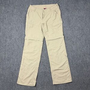 The North Face Hiking Convertible Zip Off Cargo Pants Shorts Khaki Women’s  8